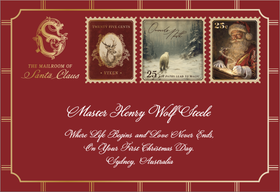 Baby’s First Christmas Letter From Santa Claus