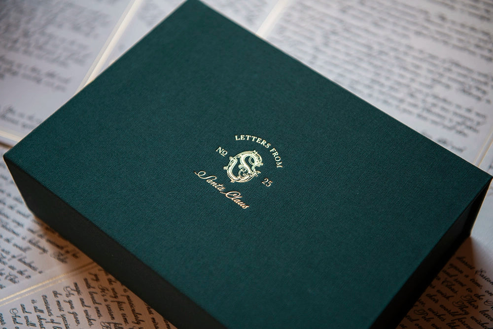 Santa Letters Keepsake Box - Emerald Green