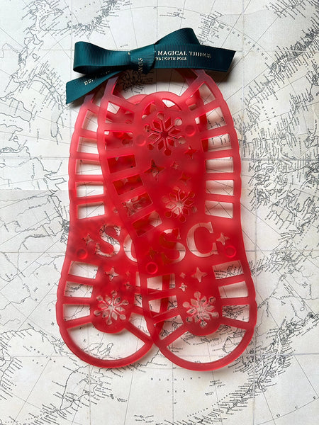 Santa Boot Stencils - Santa Boot Stencils