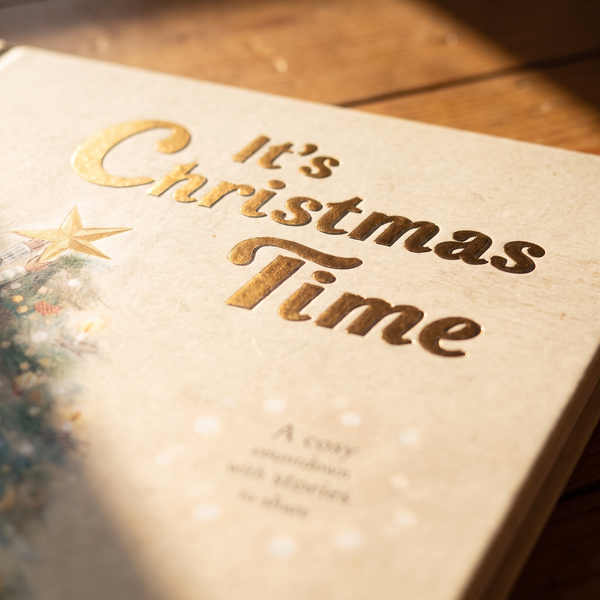 It's Christmas Time - It's Christmas Time, the gold title in the afternoon sun