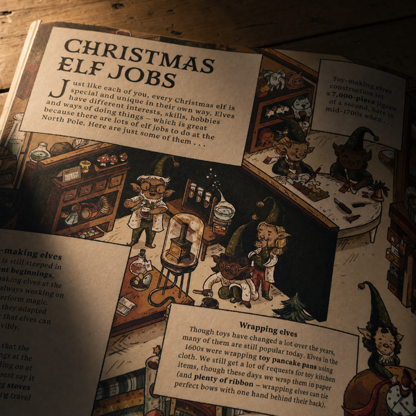 Secrets from the North Pole - Secrets from the North Pole, inside: Christmas elf jobs