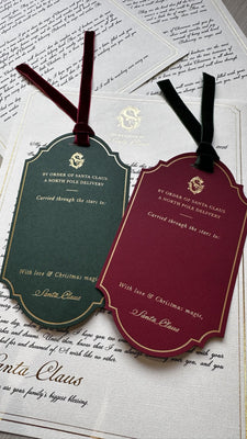 Large Personalised Christmas Gift Tag - Mixed / 2