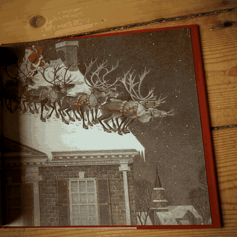 The Night Before Christmas - Turning the pages of The Night Before Christmas